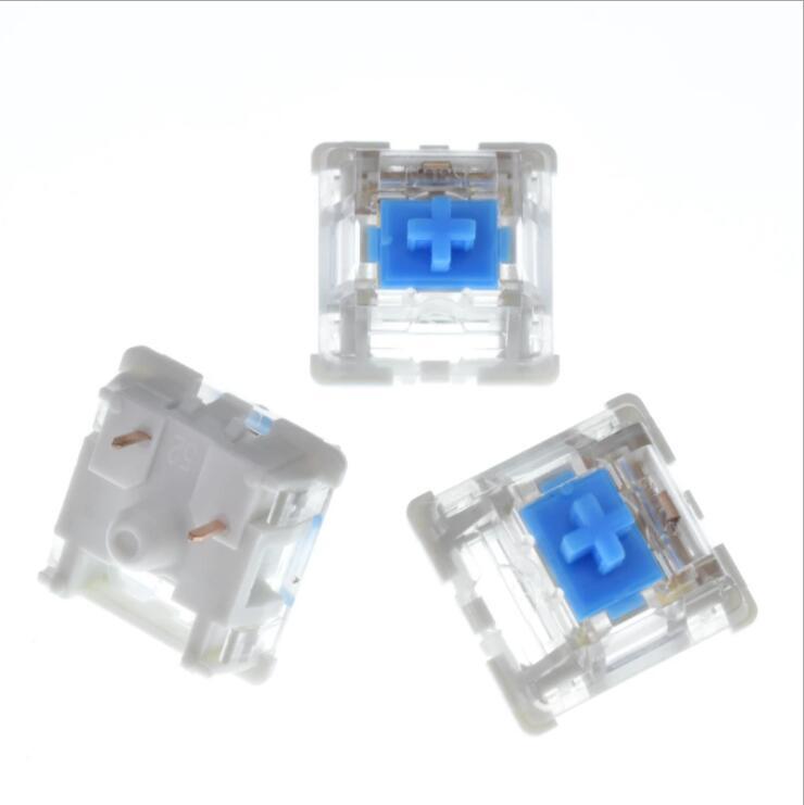 10-100Pcs For Cherry MX Mechanical Switch Keyboard Blue 3 Pins RGB Replacement