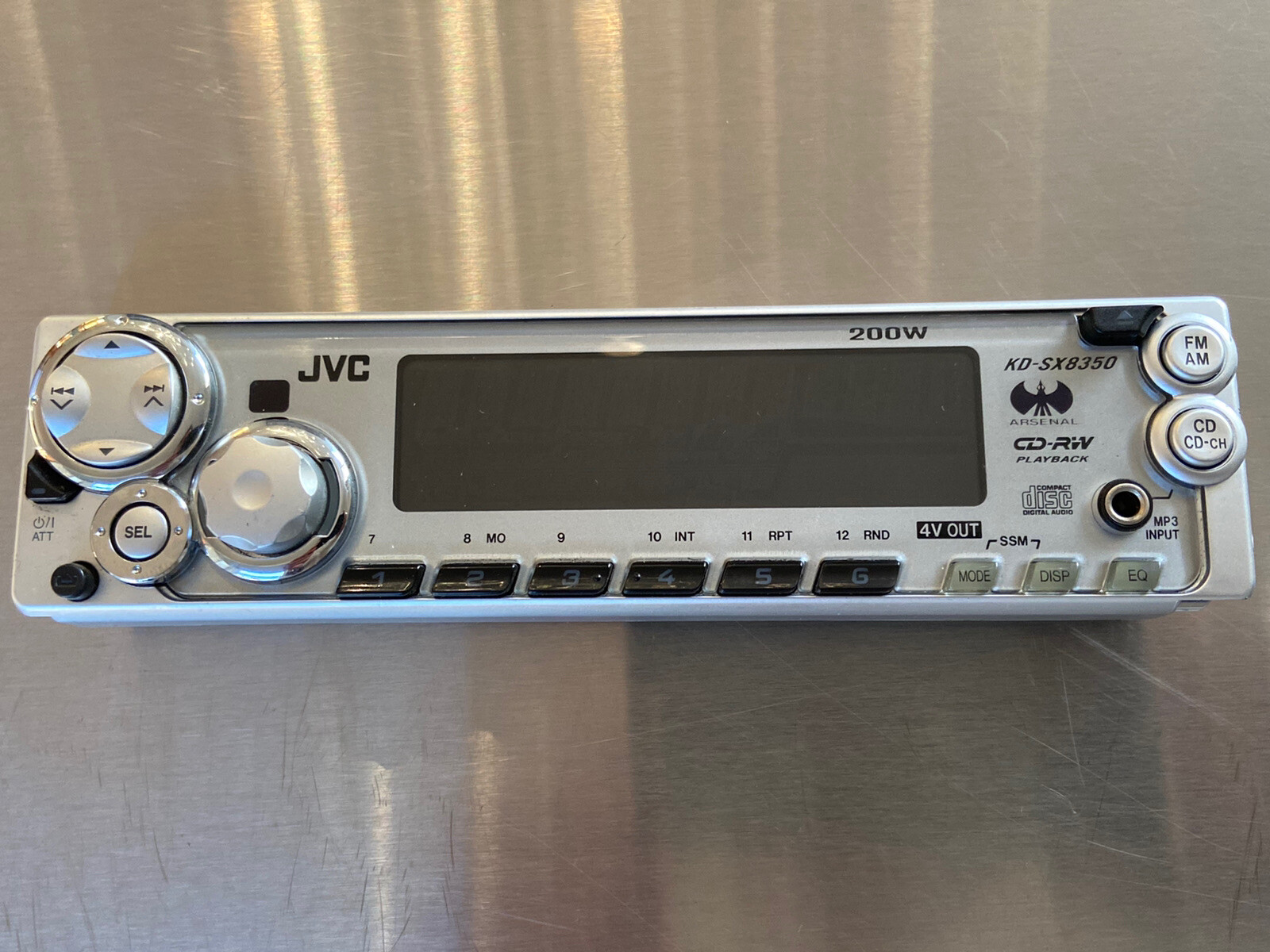JVC KD-SX8350 CAR STEREO ONLY  JVC-KD-SX8350 FACEPLATE ONLY OEM🟠