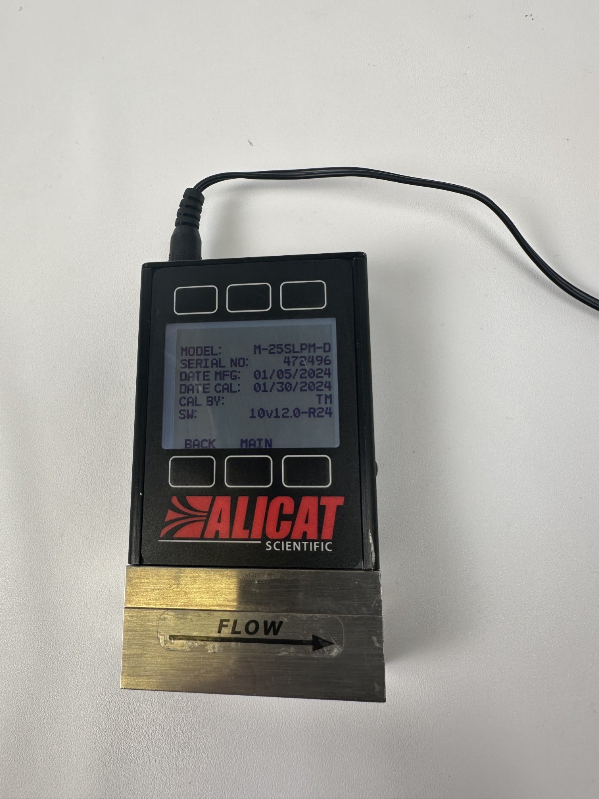 Alicat Scientific M-20SLPM-D/СM Mass Flow Meter 20 SLPM Gas Air | FULLY TESTED