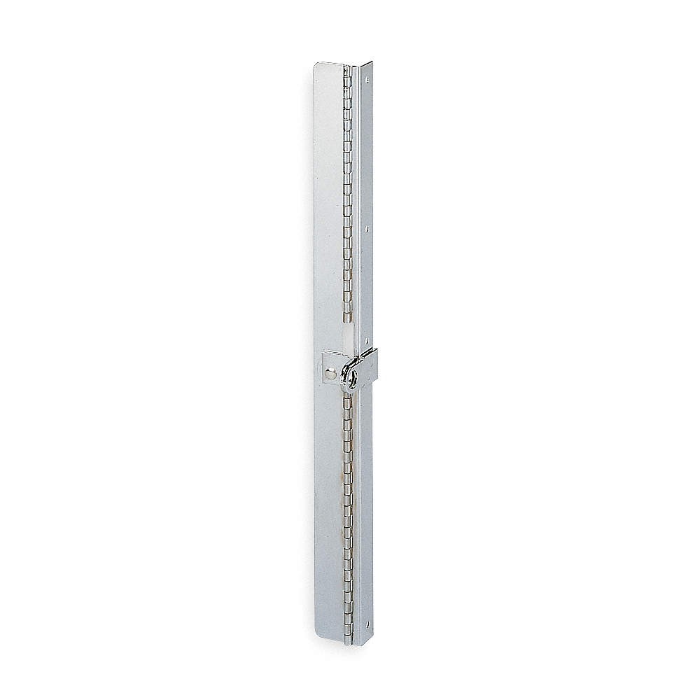 DURHAM MFG 313 Locking Hinge,1 in,Steel,Silver PK 6