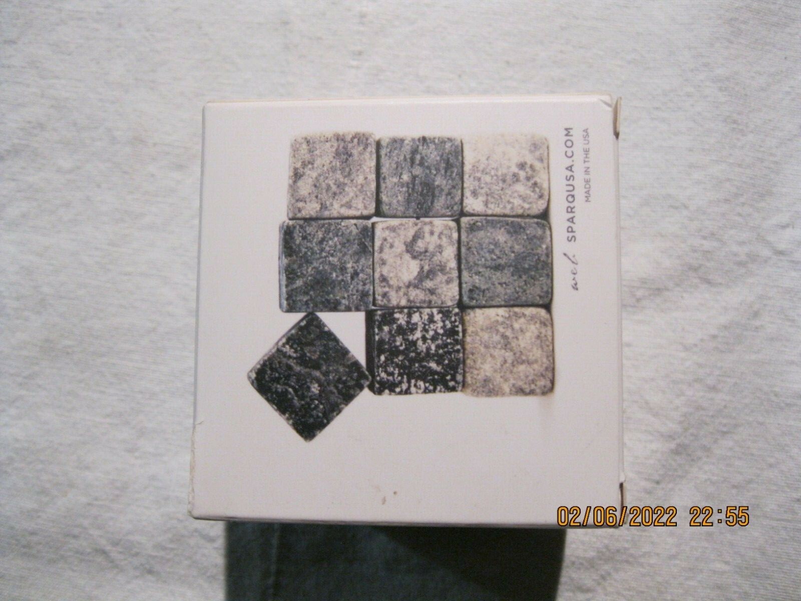 Whiskey Wine & Tea Ice Cubes Undiluted Drinks Sparq Stone Rocks Set of 9