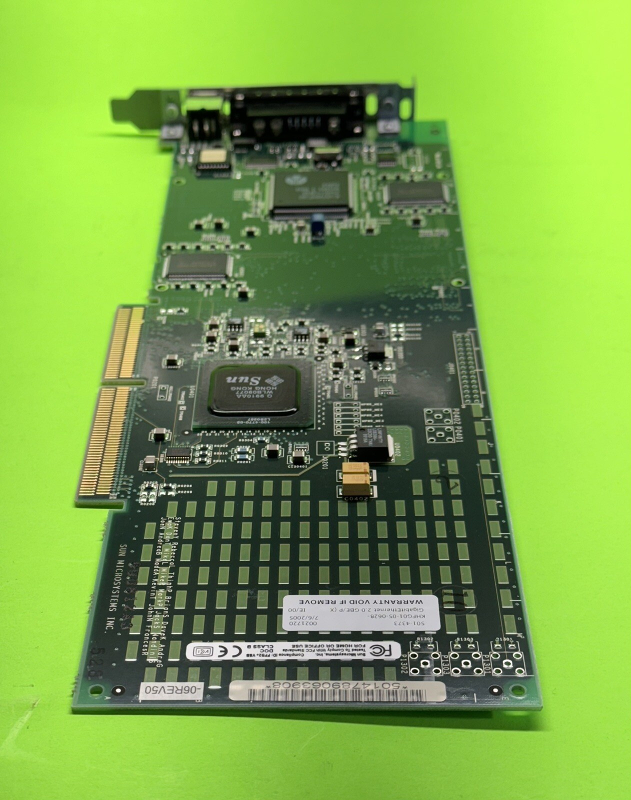 Sun 501-4789 PCI Creator Series 3 (FFB2+) 24-Bit Color Frame Buffer, Tested!