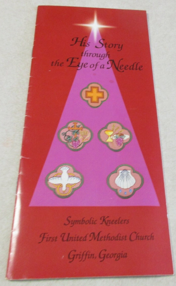 HIS Story Through the Eye of the Needle Symbolic Kneelers First United Methodist