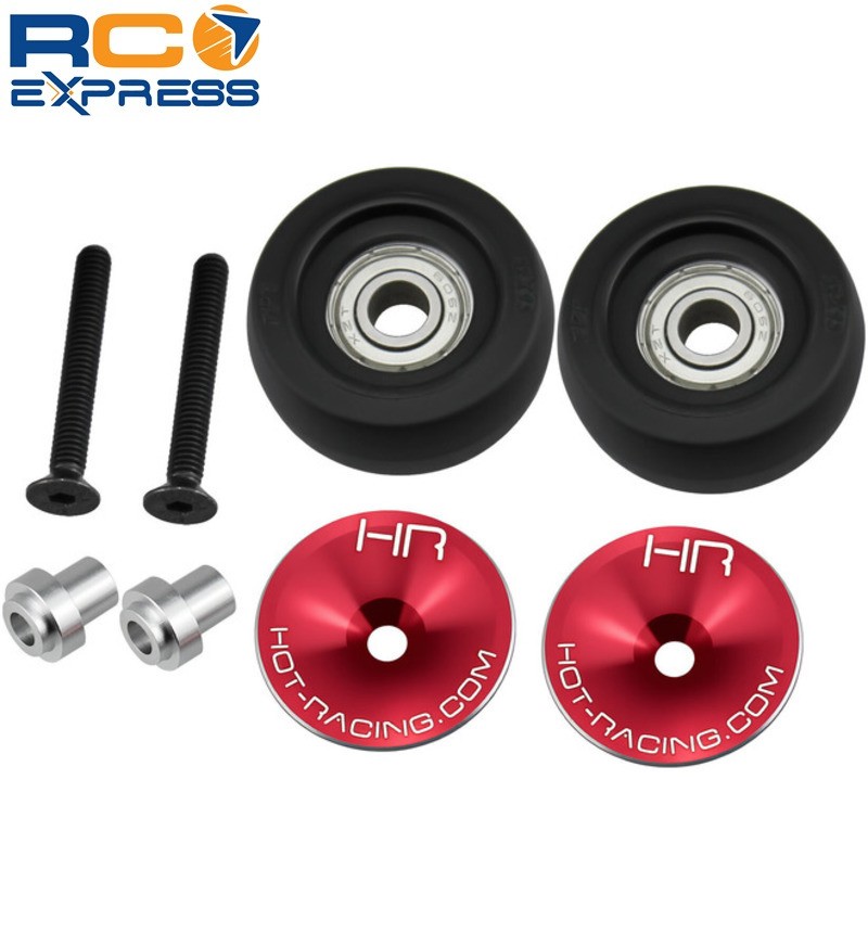 Hot Racing Arrma Gorgon Quake HD Wheelie Bar Wheels w/Bearings GRR133W02