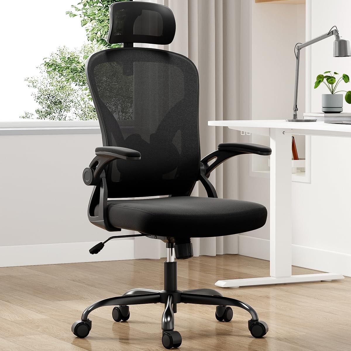 Ergonomic Office Chair Home Office Desk Chair with Headrest