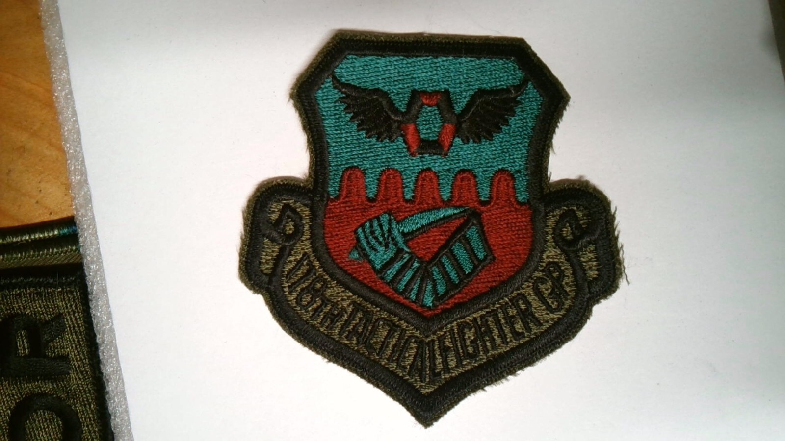 MILITARY PATCH SEW ON OLDER POCKET US AIR FORCE 178TH TACTICAL FIGHTER GROUP
