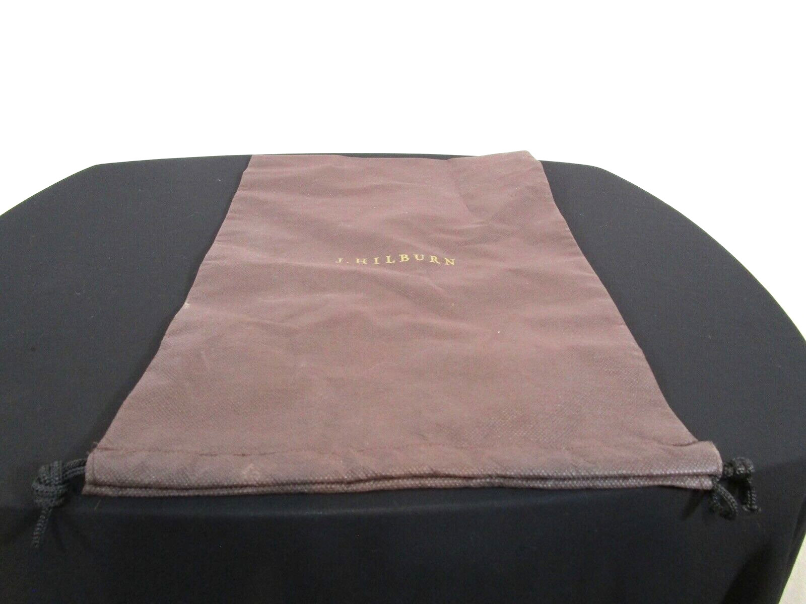 J. Hilburn Brown Drawstring Dust Cover Bag 16" x 11"