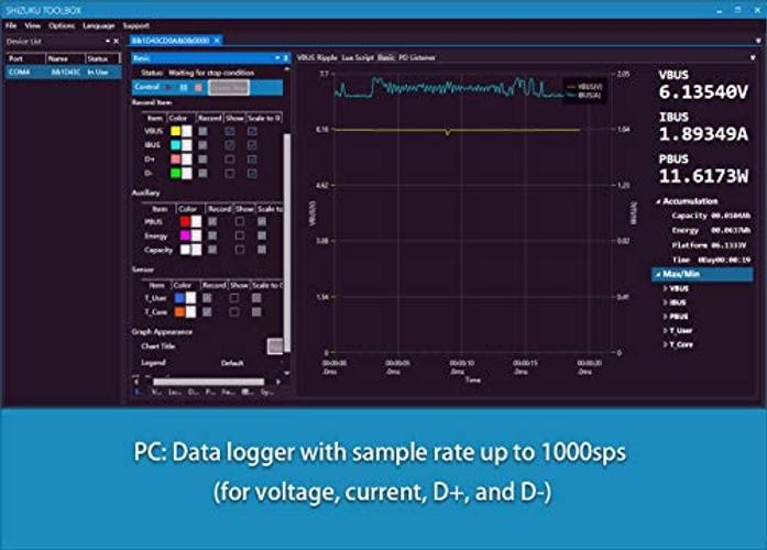 USB Power Meter USB 3.1 Type-c Tester Digital Multimeter Current Tester C3