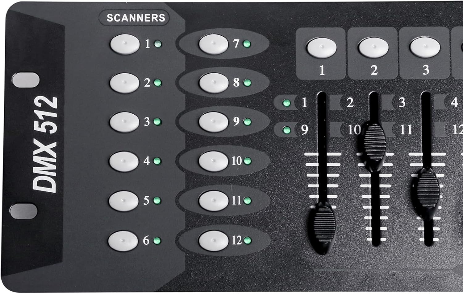 Professional DJ Lighting Console with Programmable Scenes and Easy Interface