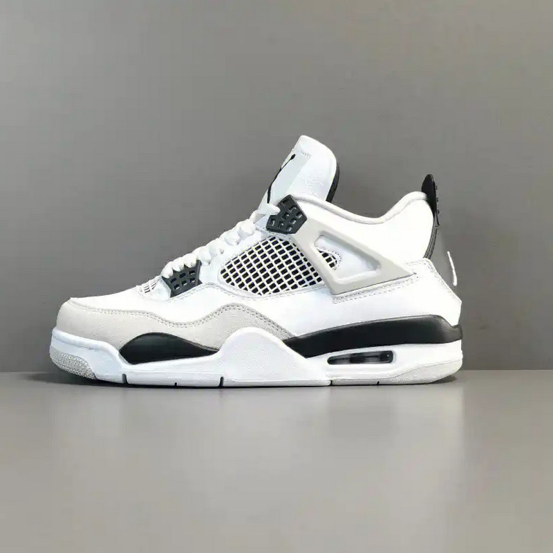 Nike Air Jordan 4 "Military Black" Retro Mid Top Men's Basketball Shoes