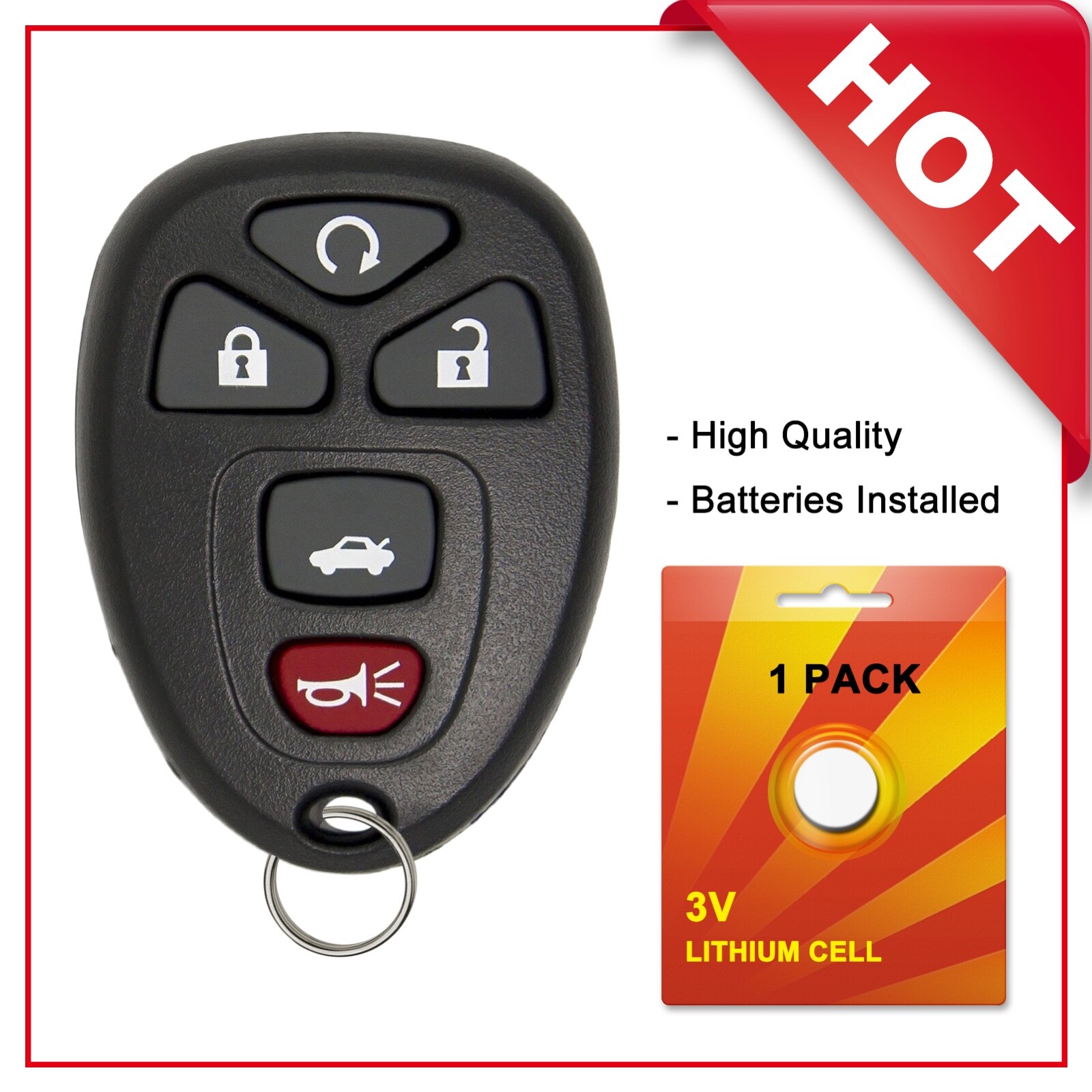 For Buick 2005 2006 2007 2008 2009 Allure 2005-2012 LaCrosse Keyless Remote Fob