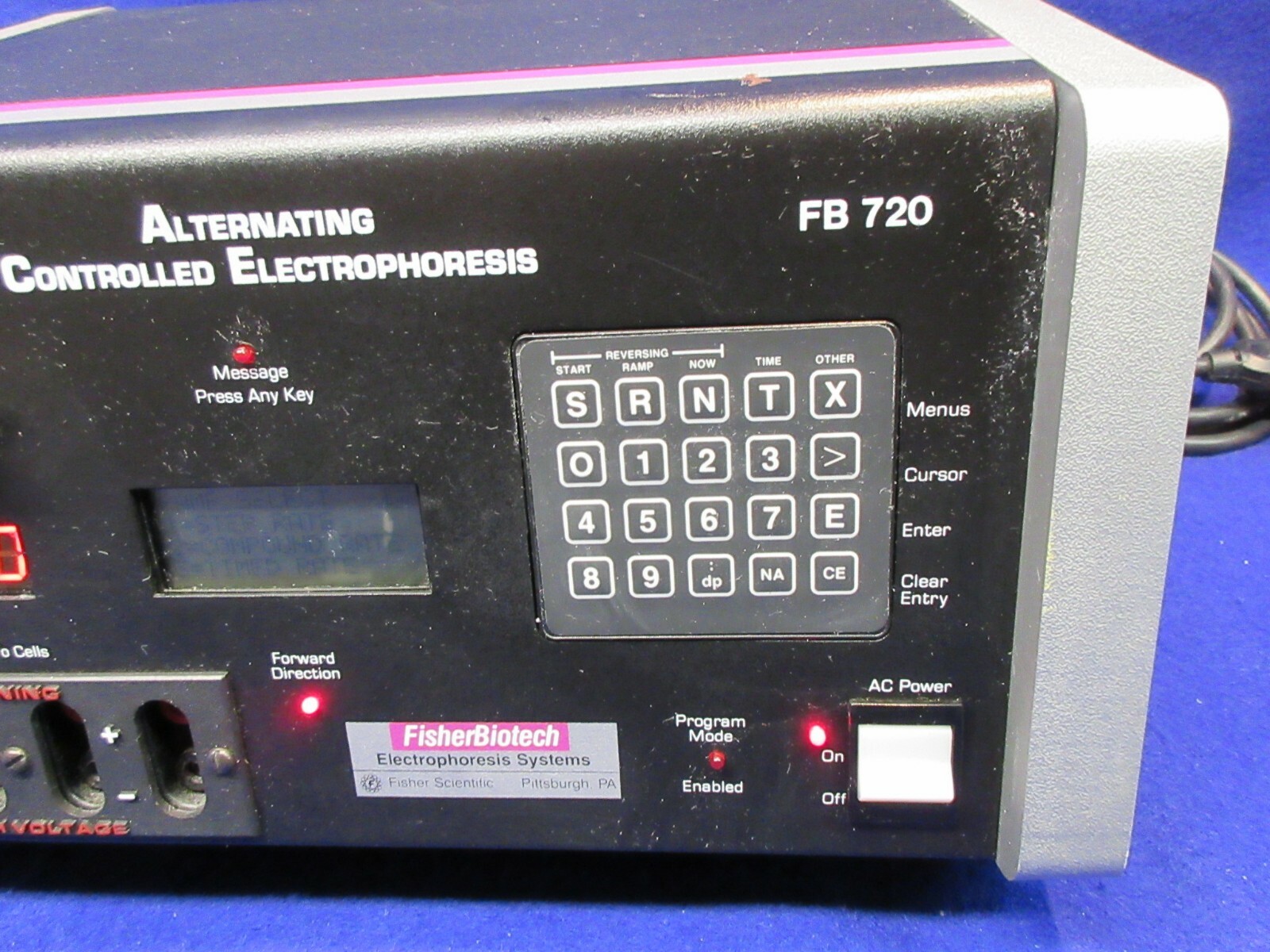 Fisher Biotech Alternating Controlled Electrophoresis FB720 programmable