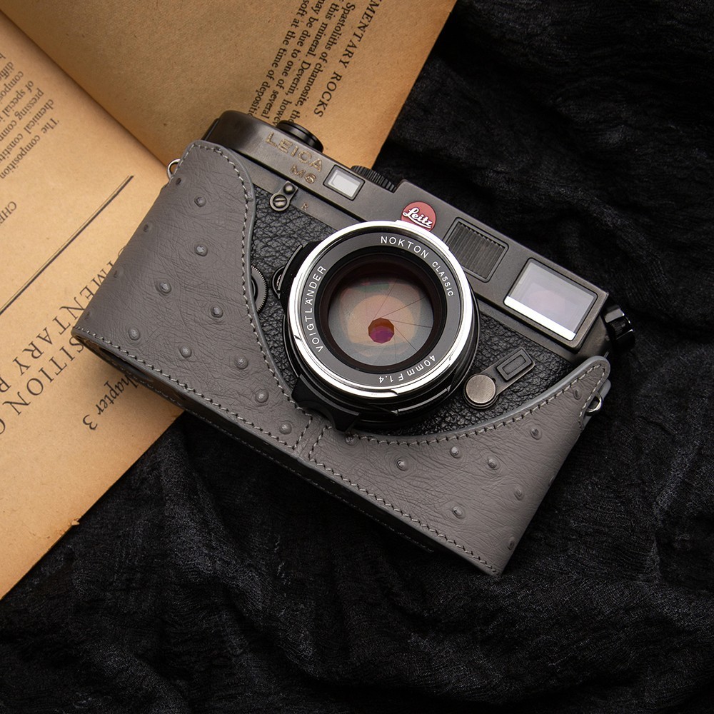 For Leica M6/MP/M4/M3/M2/M1/MDa Handmade Real Leather Half Camera Case Bag Cover