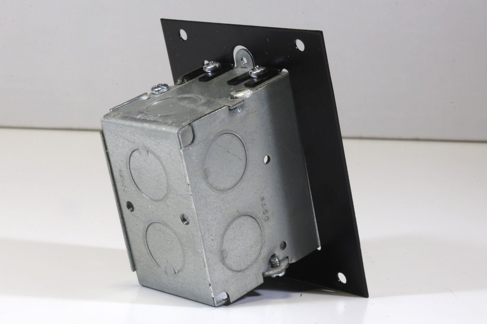 Ace Backstage PE - Single Duplex Switch Box with Steel Mounting Panel New