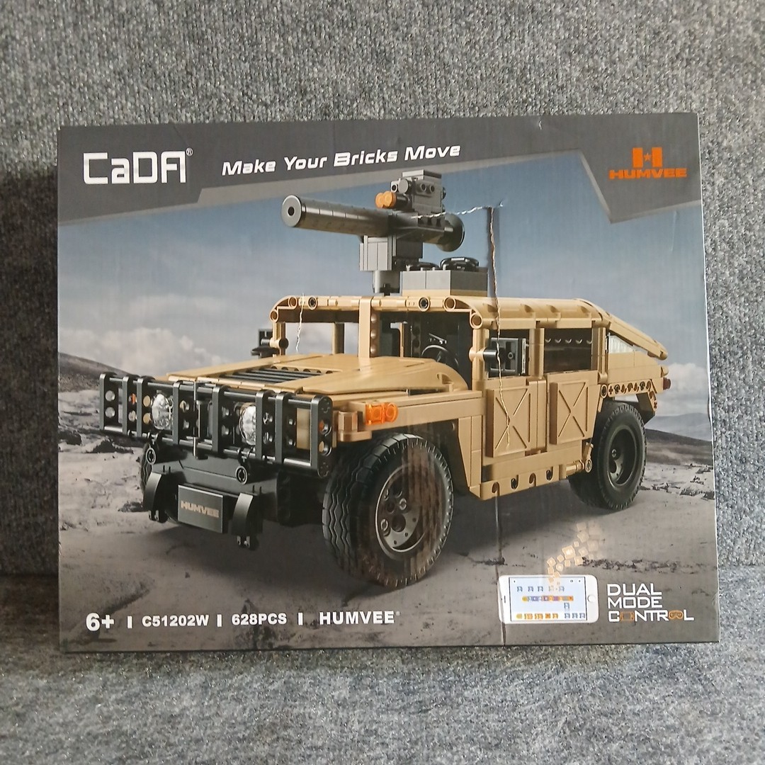 CaDFi Humvee C51202w 628 pcs Build Your Humvee And Control With Remote Control