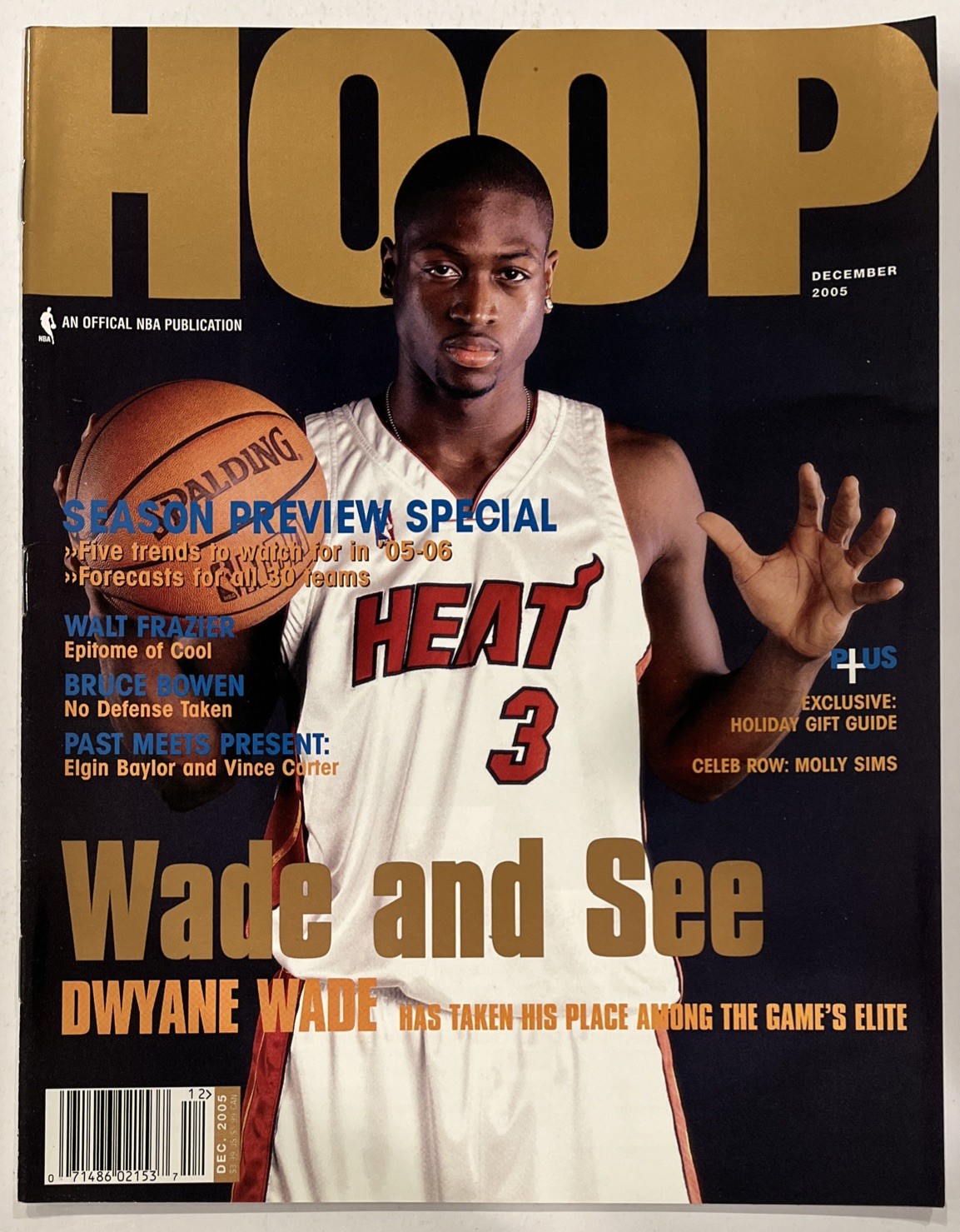 Tim Dwyane Wade - Hoop Magazine Dec 2005 Frazier, Bowen,Vince Carter,Baylor (G3)