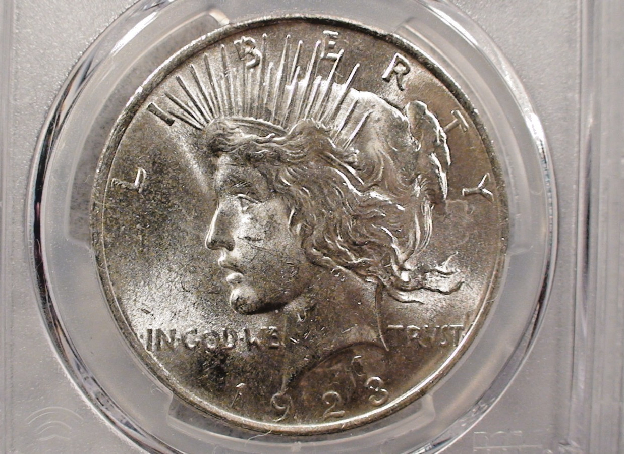 1923 P Peace Dollar PCGS MS62 UNCIRCULATED $1 Coin