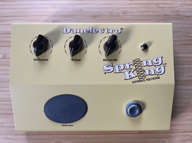 Danelectro DSR-1 Spring King Reverb Guitar Pedal Effects Pedal Used Tested Japan
