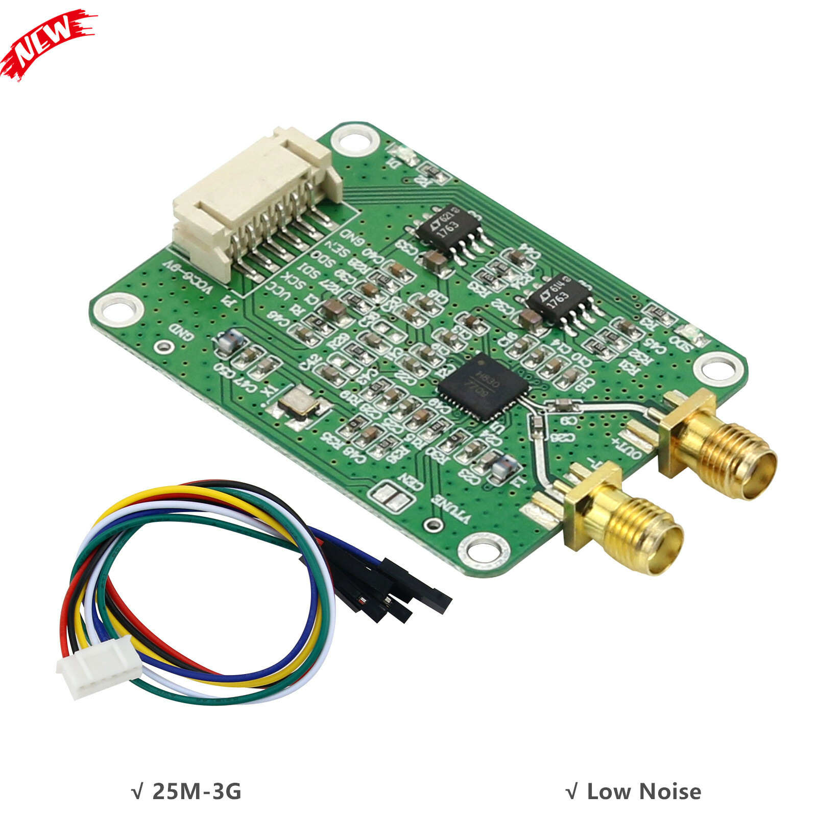 25M-3G RF Source Signal HMC830 PLL Frequency Source Signal Generator Integrated