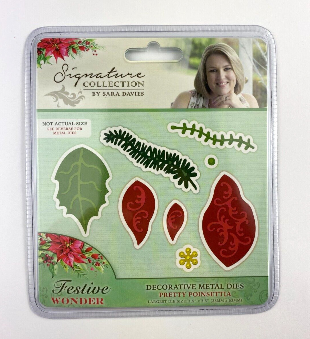 Crafter's Companion - PRETTY POINSETTIA - Metal Dies Sara Davies