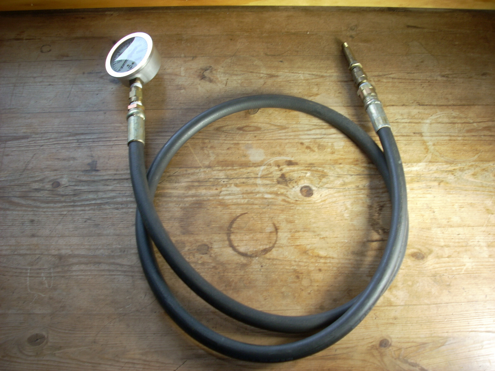 Precision Compression Gauge & Hydraulic Hose 3000 PSI