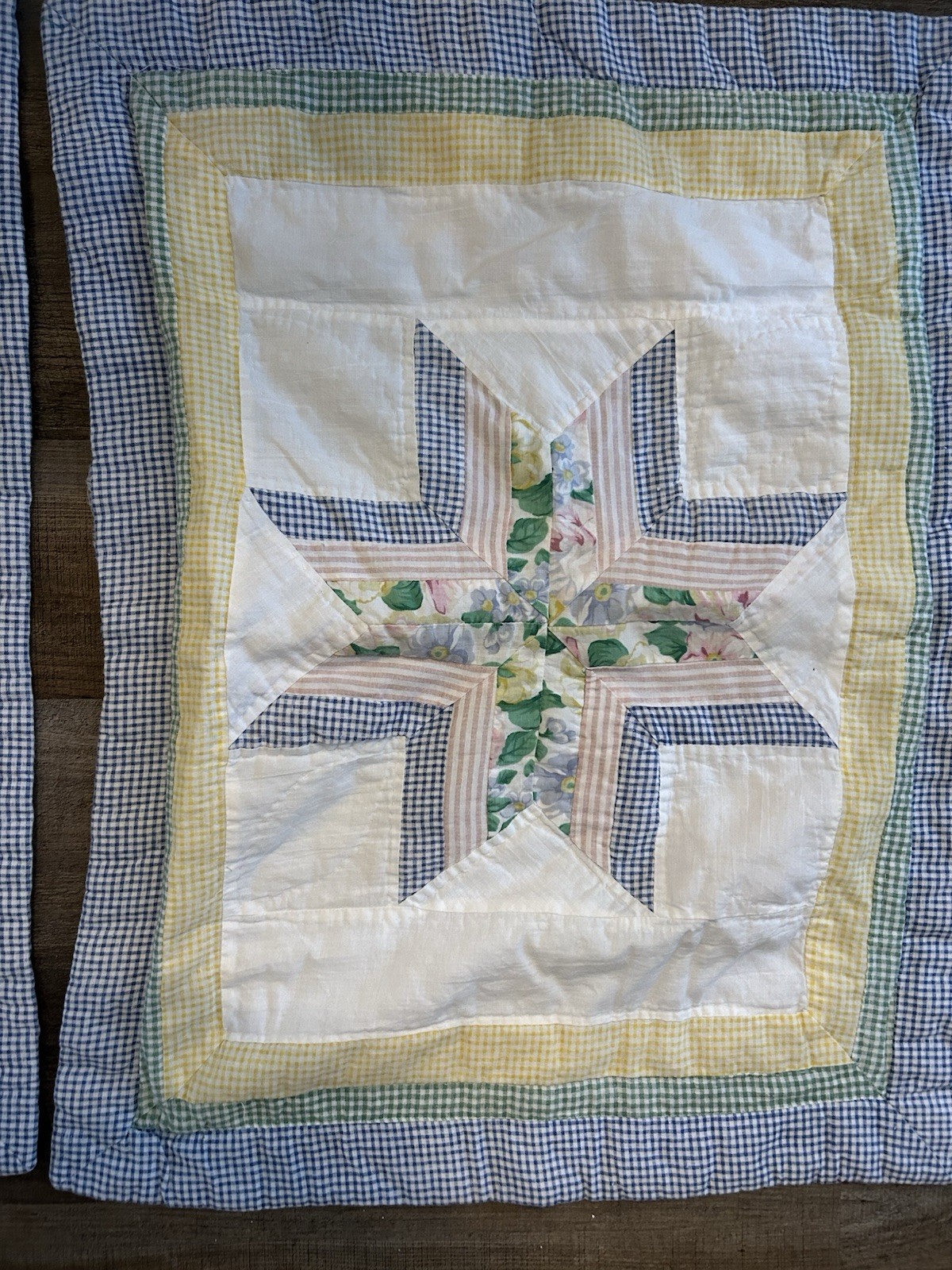 Vintage Quilted Pillow Shams