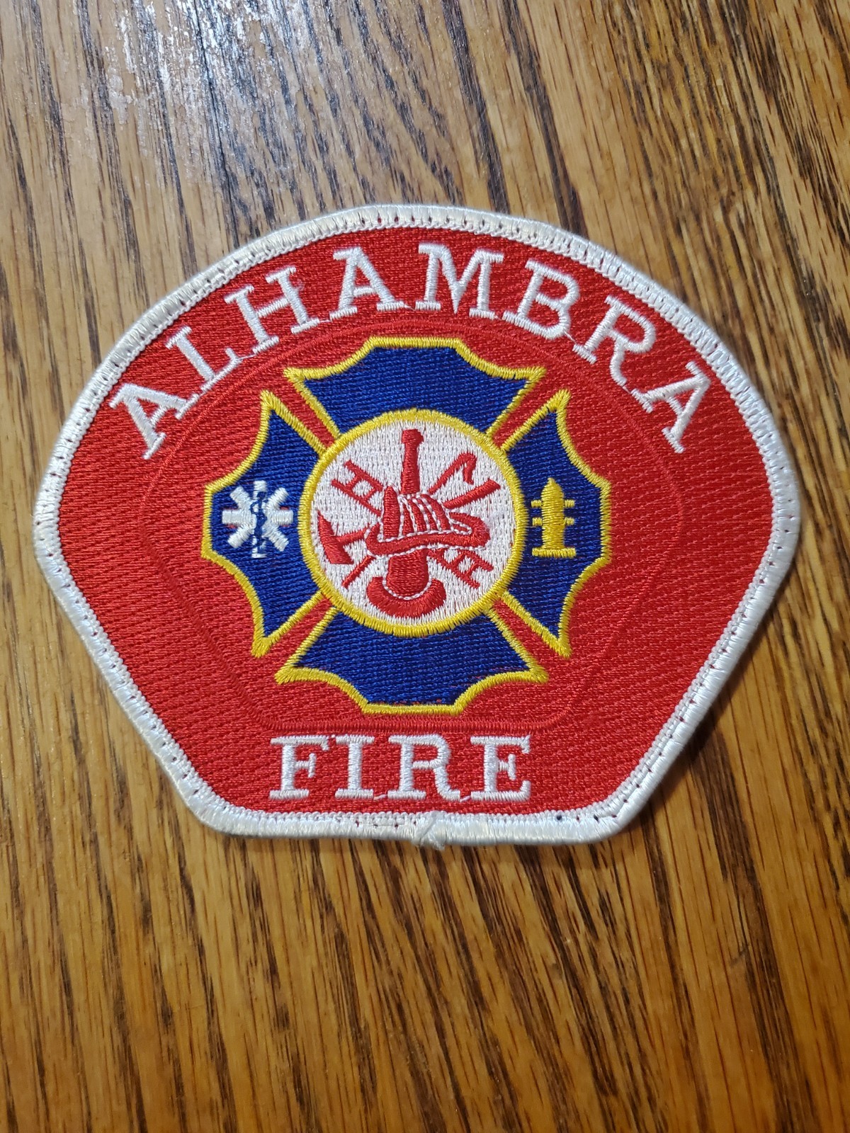 Vintage Alhambra Fire Department in California.