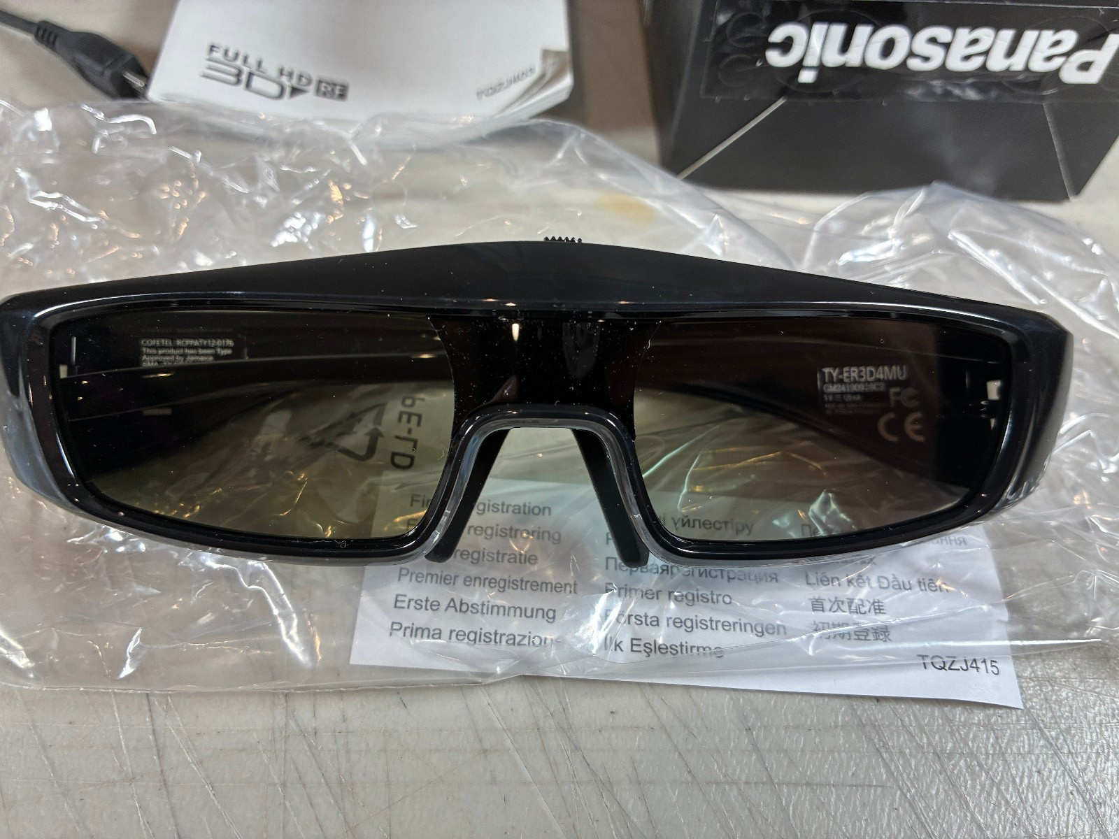 Panasonic Viera TYER3D4MU 3D Full HD Glasses Eyewear M/M Active/RF Bluetooth
