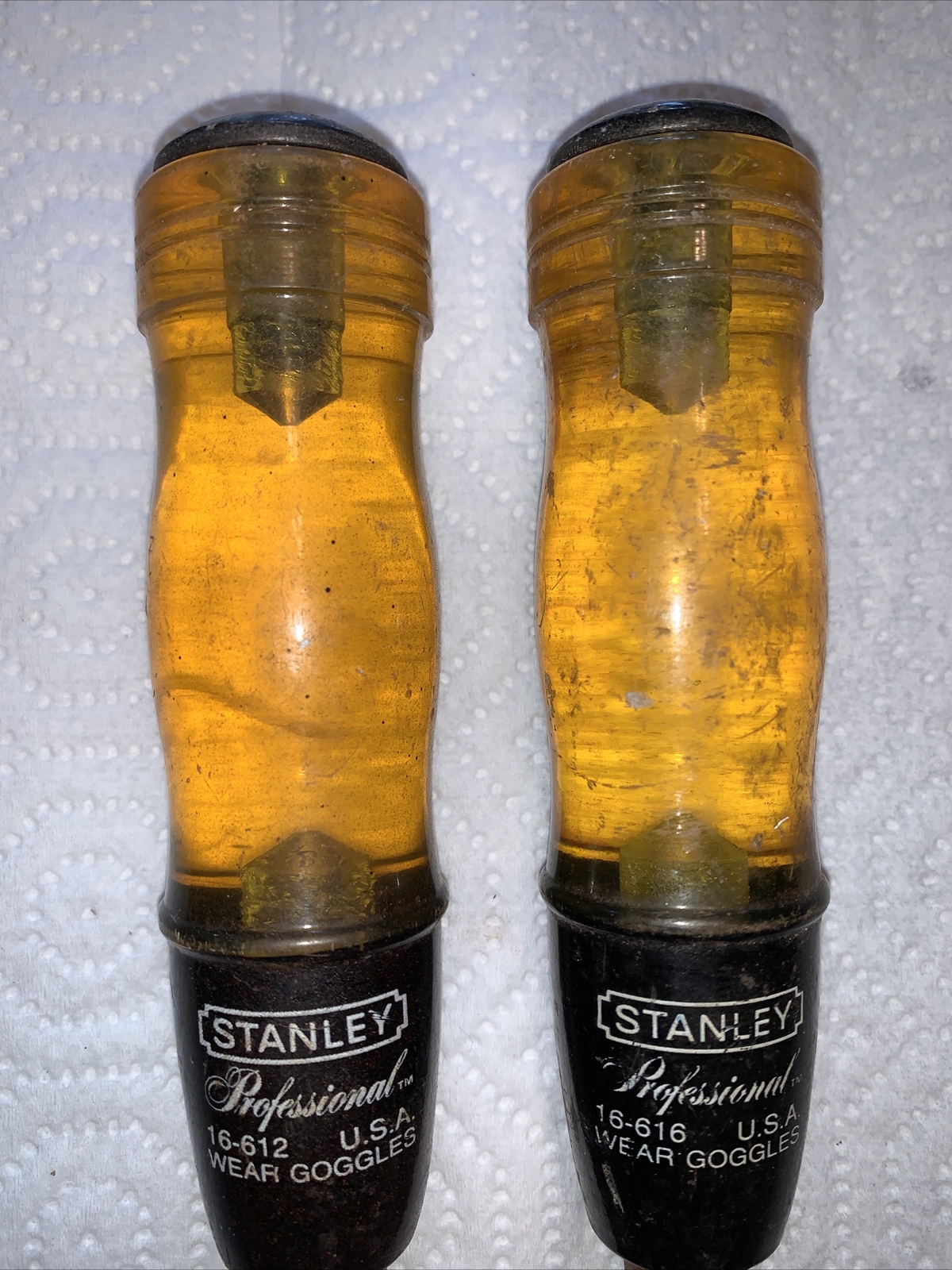 Vintage Stanley Professional 16-616 And 16-612 Chisels