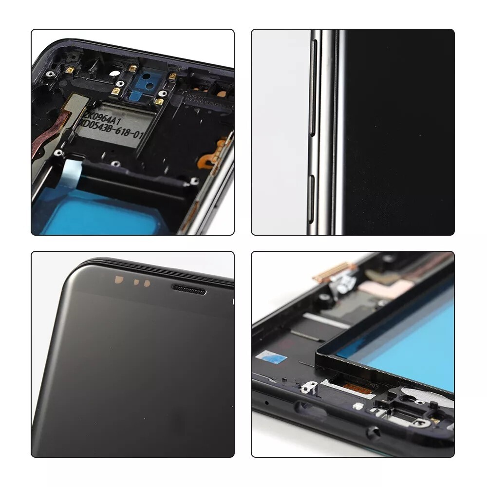 For Samsung Galaxy S8 Plus G955U/W/B LCD Touch Screen Digitizer Display Frame