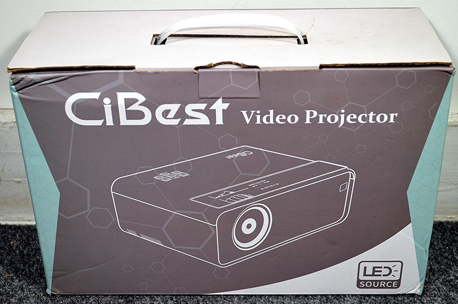 Ci Best Video Projector - LED Source - USB, HD, VGA  & DVD connections