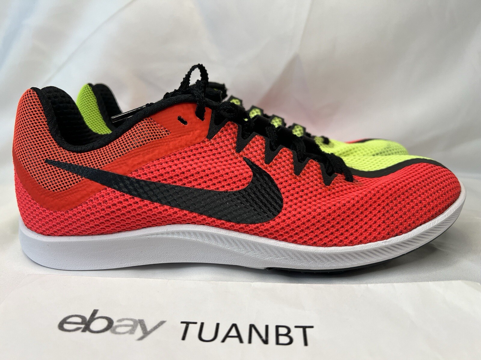 BRAND NEW Nike Zoom Rival Distance Mens Track & Field Jasari Red/Volt DC8725-601