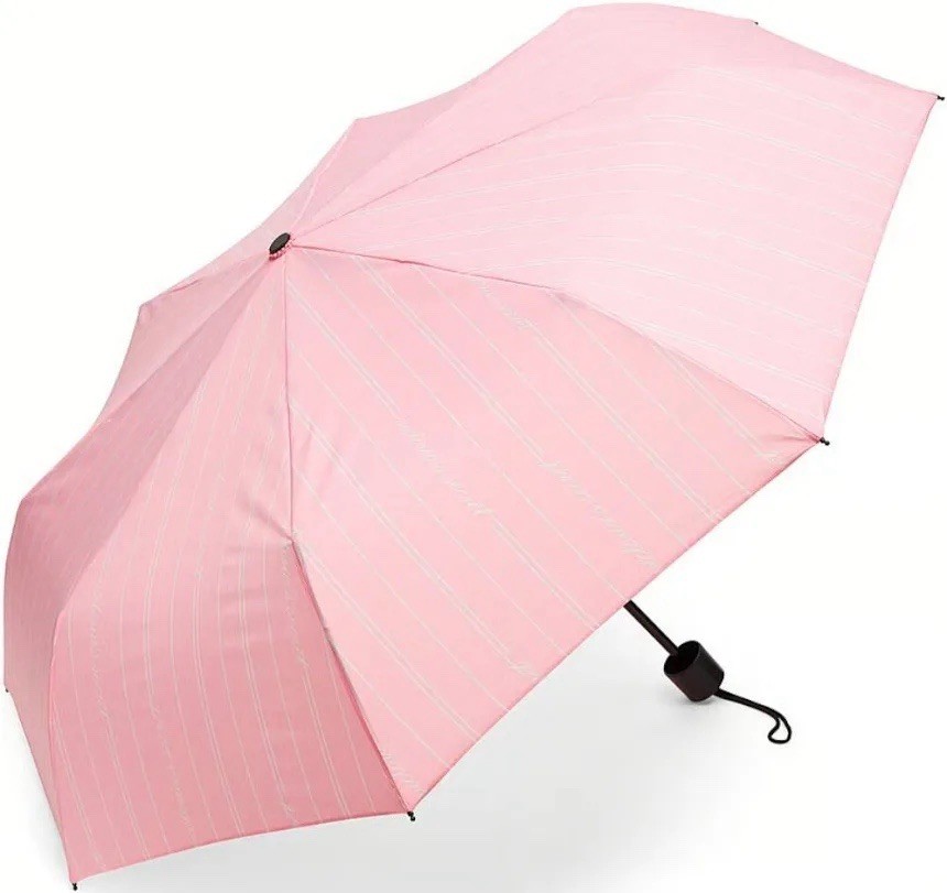 Victoria's Secret Umbrella Pink and White Stripe New Sealed Cute Girly Adorable