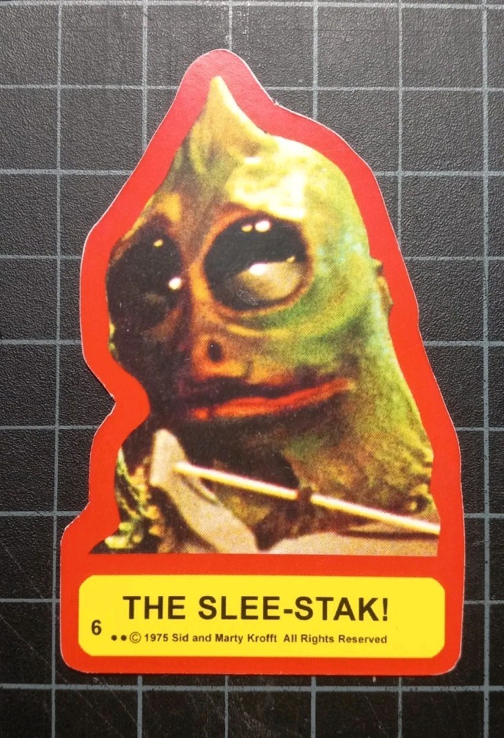 Magnet #622 Slee-Stak Sticker Topps Land Of The Lost 70's TV