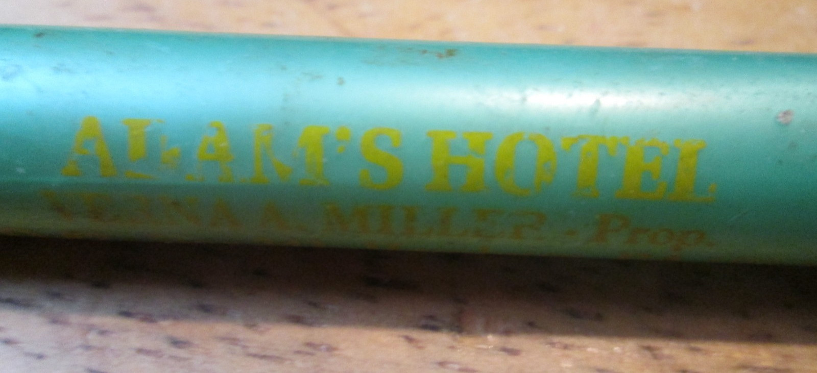 VTG ADAM'S HOTEL VERNA A.MILLER CAN BOTTLE OPENER MAMBURG PA