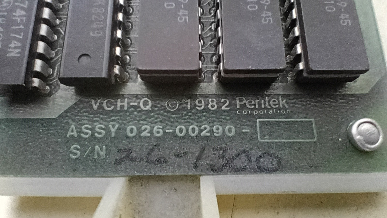 Two Vintage DEC Digital Boards M8186 & M8044DB & One Peritek VCH-Q