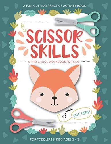 Scissor Skills Preschool Workbook for Kids: A Fun Cutting Practice A - VERY GOOD