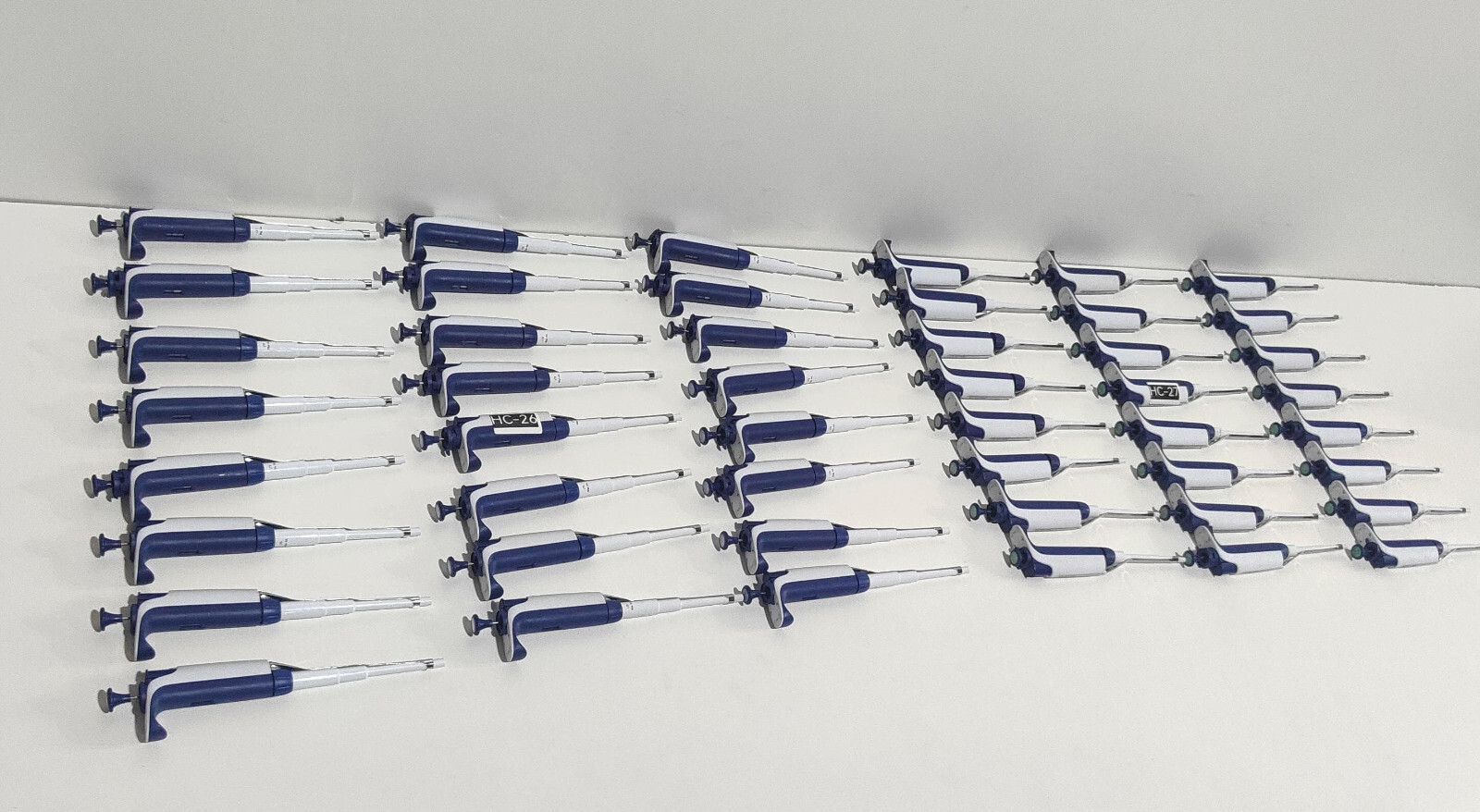 LOT 47 X Rainin pipet-lite XLS 10uL-100uL / L-100 XLS AND XLS 100uL-1000uL/ L-10