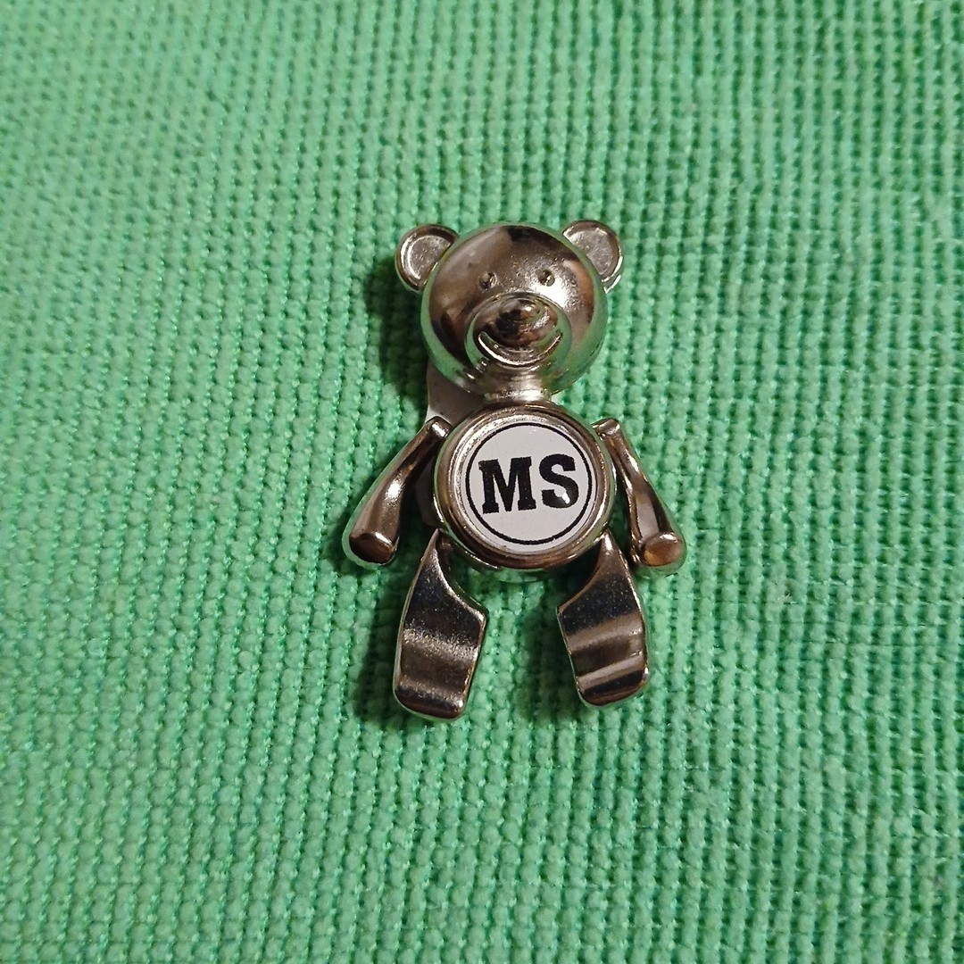 MISSISSIPPI Teddy Bear Magnet - Silver W/moving Arms & Legs