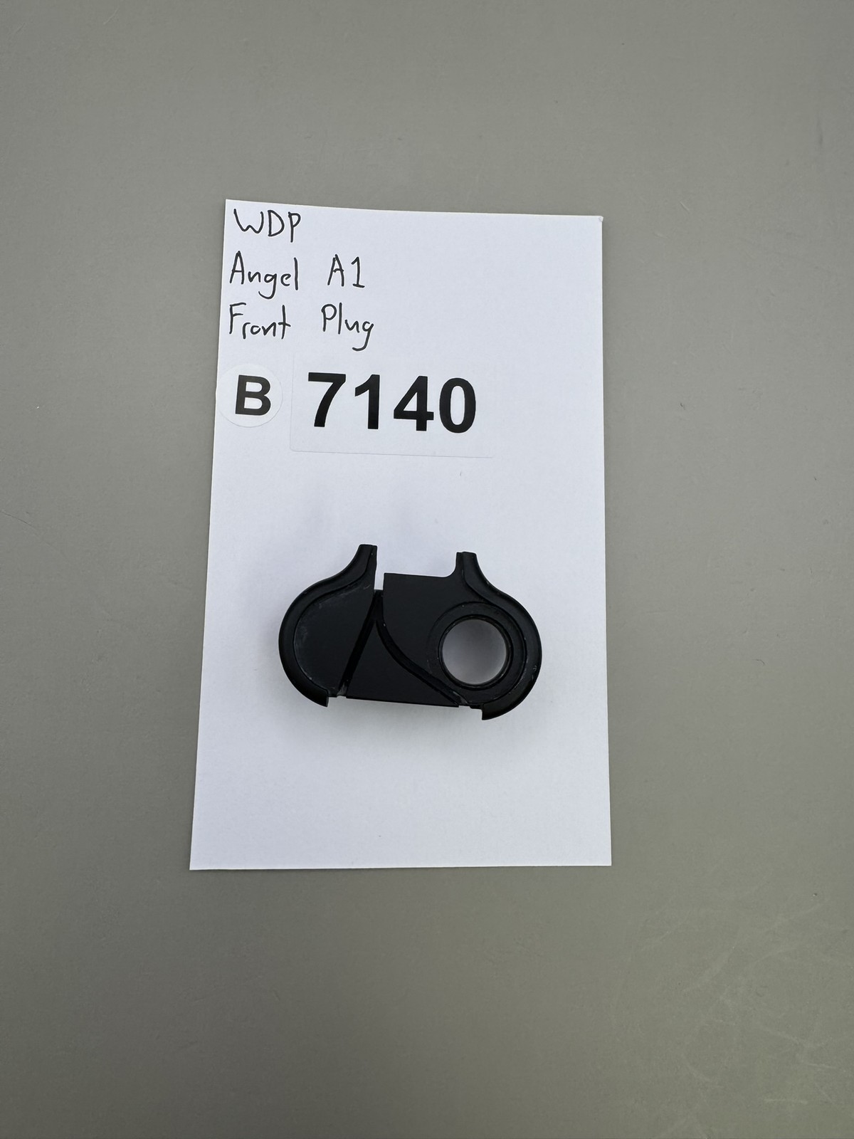 WDP Angel A1 Front Plug Black