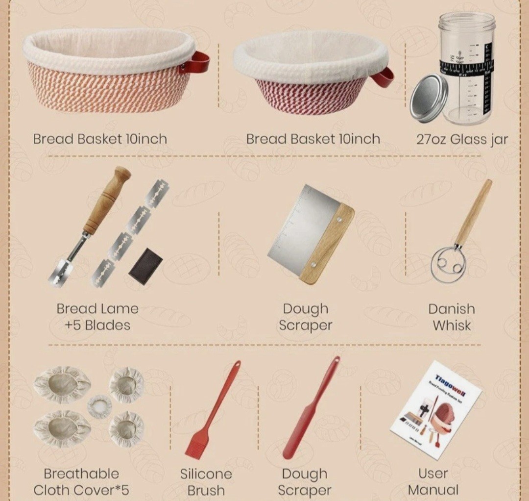 Tiagowell Sourdough Starter Kit Bread Making