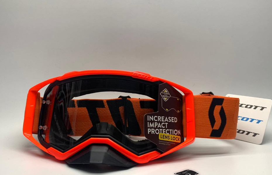 Scott Prospect MX Goggles Red Black Chrome Lens Motocross ATV UTV NIB
