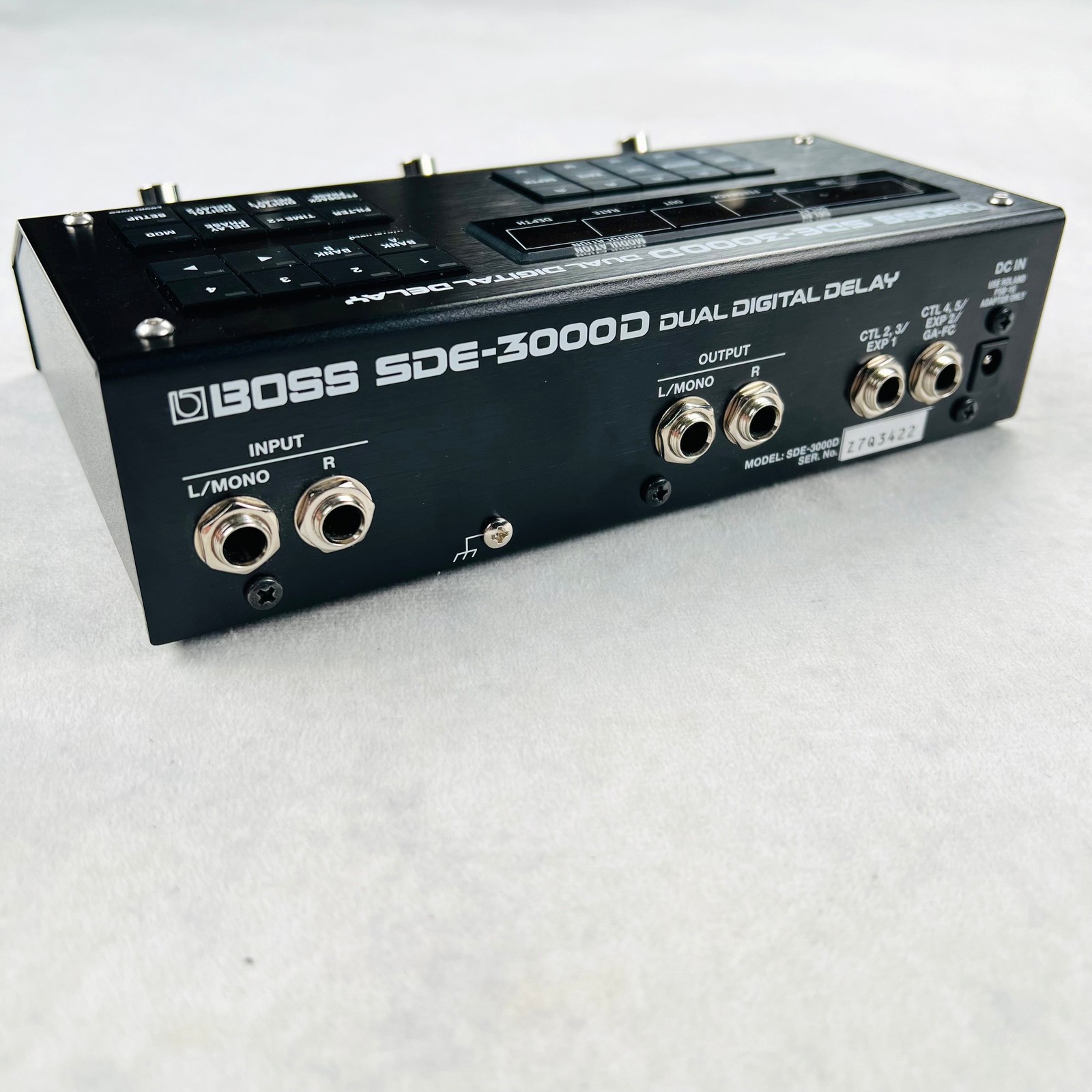 Boss SDE-3000D Dual Digital Delay Pedal 2020s - Black