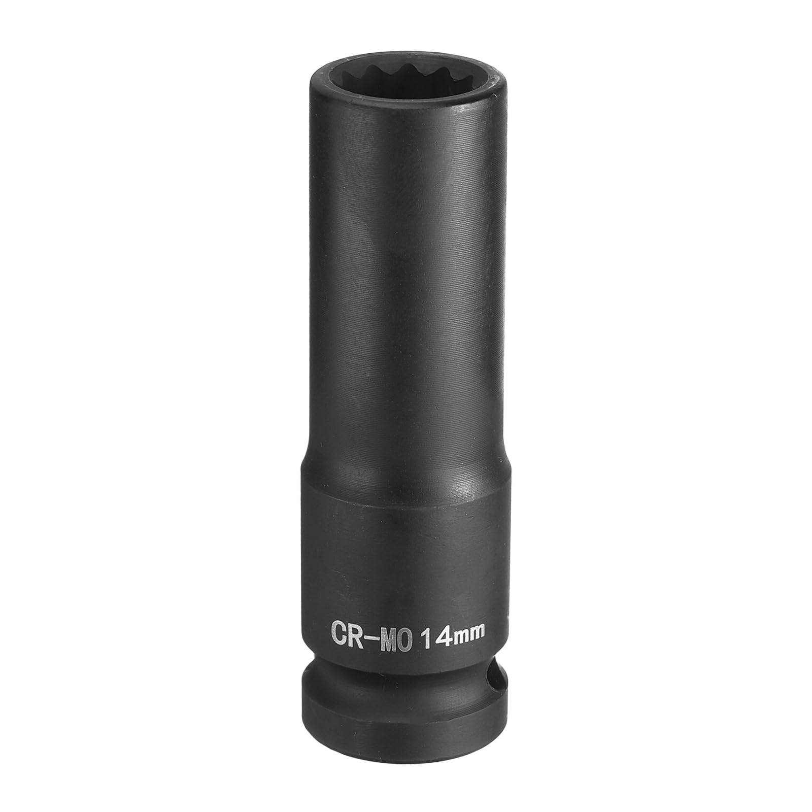 HARFINGTON 12-Point Deep Impact Socket 1/2 Inch Drive 14mm Metric Chrome