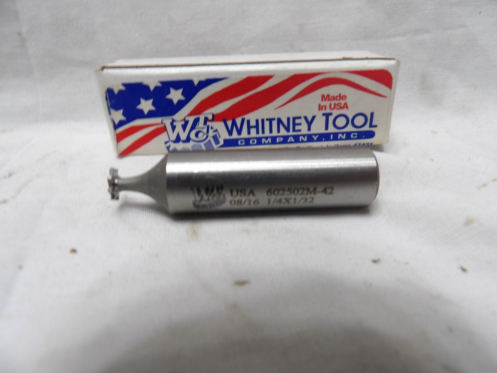Whitney 1/4x1/32 Keyseat Milling Cutter Style 110, M-42