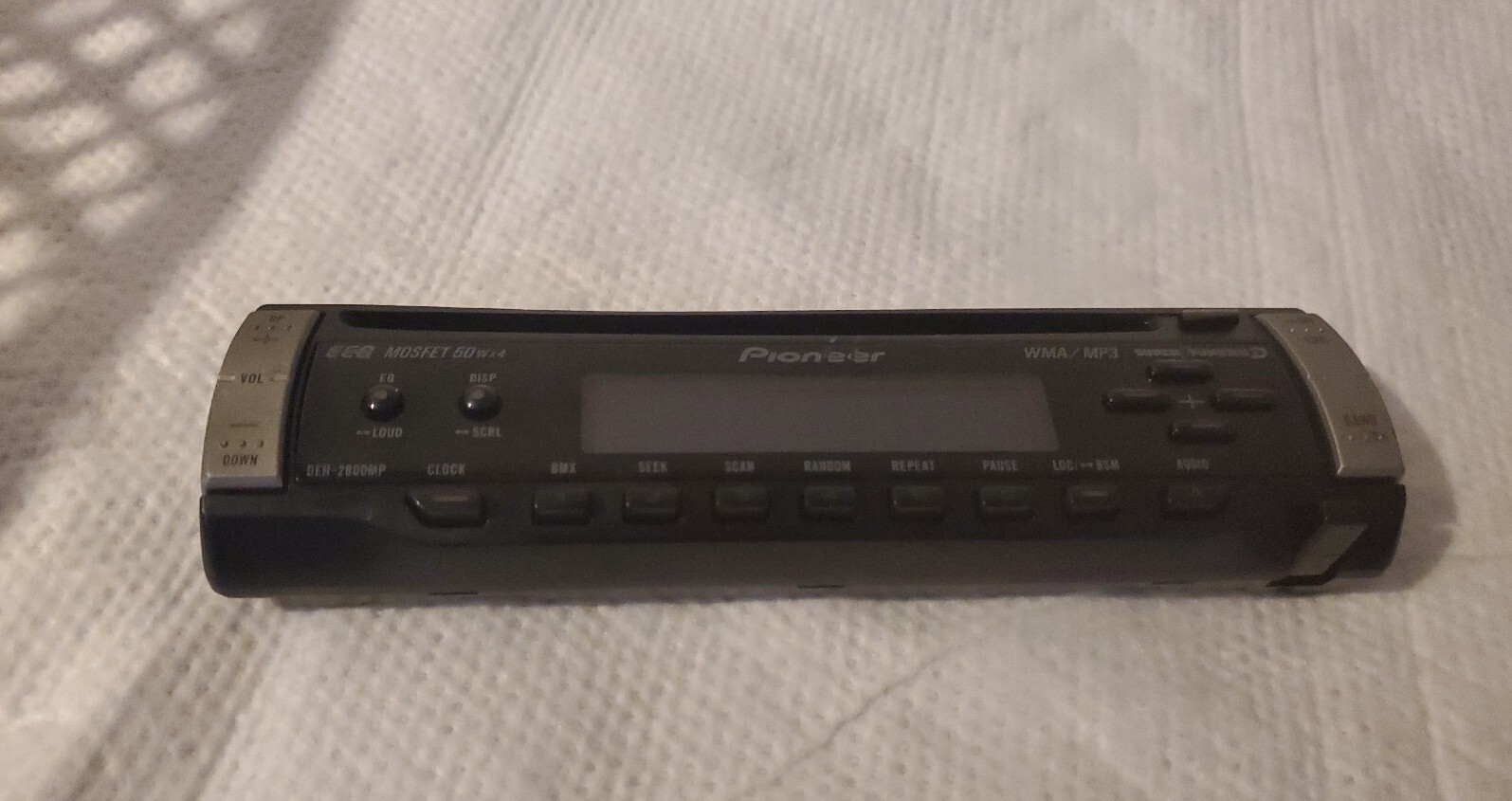 Pioneer DEH-2800MP Radio Stereo Face Plate WMA/MP3 Super Turner III D 50w X 4