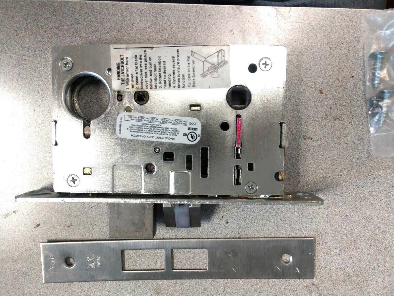 ACCENTRA  SECURITY 8822 FL MORTISE LOCK BODY DORMITORY US26D REVERSIBLE REFURB