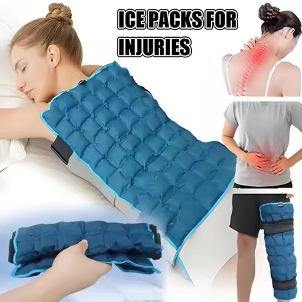 14”x 23” Extra Large Cold Pack Self-priming Back Ice Packs for Injuries Reusable