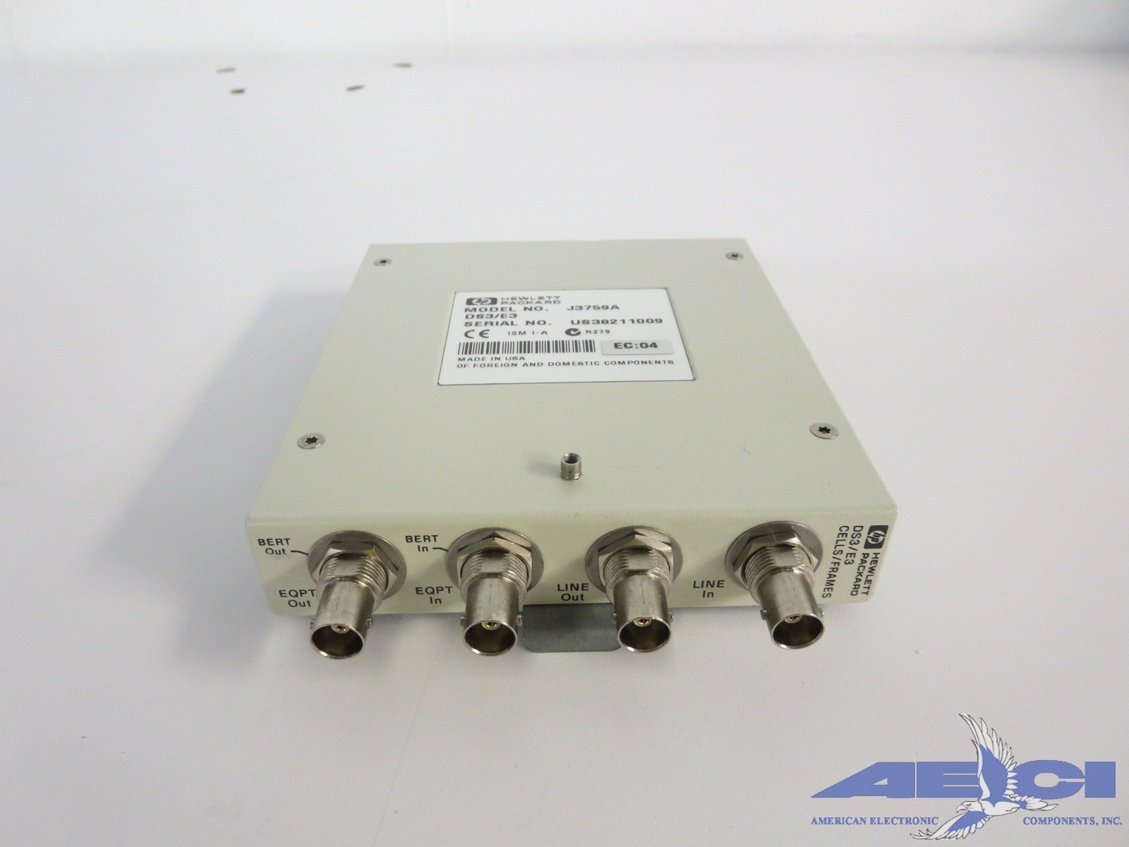 HEWLETT-PACKARD J3759A DS3/E3 Cells and Frames Module