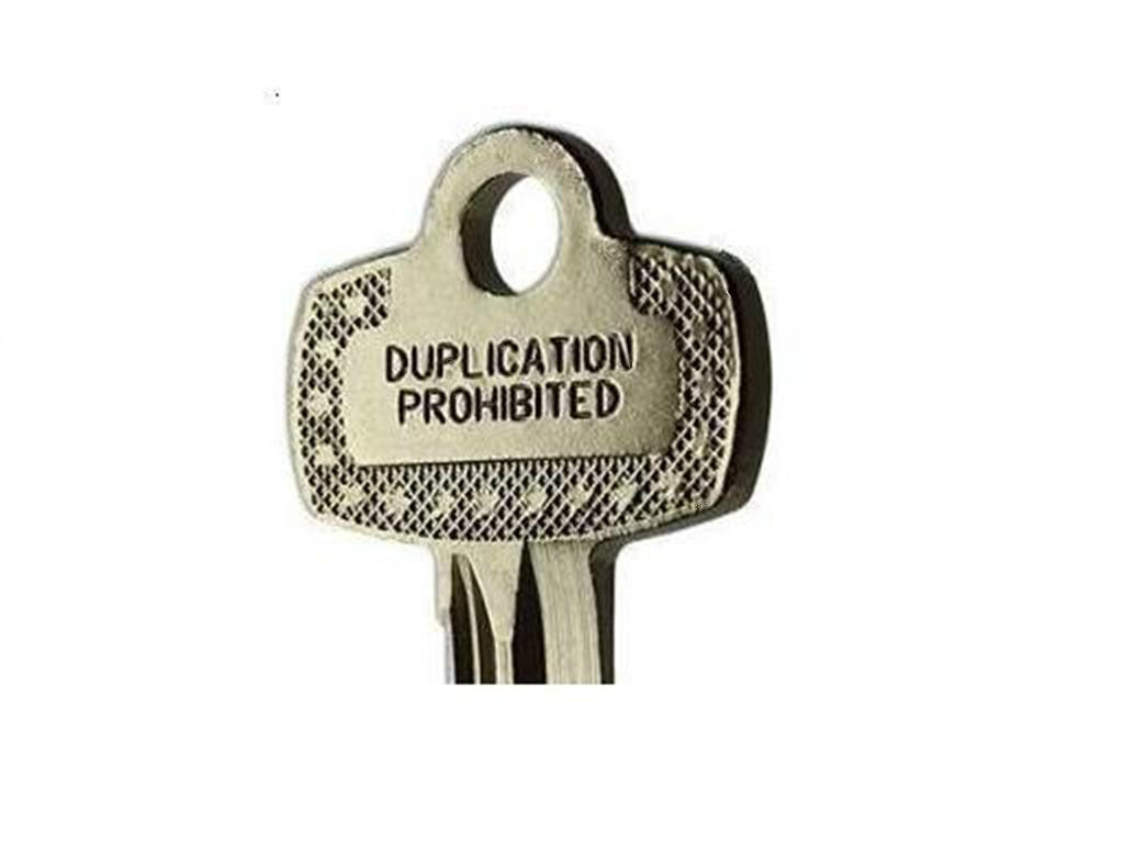 TWO NICKEL SILVER FITS BEST KEY BLANKS FOR "B" KEYWAY